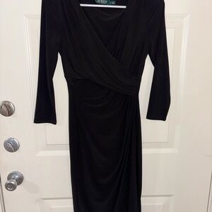 Ralph Lauren Black Long Sleeve Dress